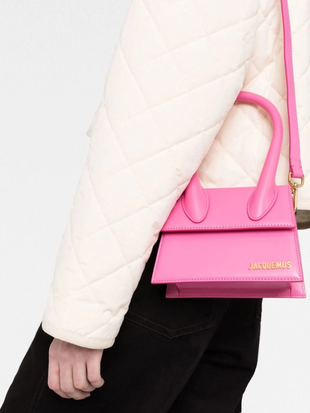 Jacquemus Rosa Le Chiquito Moyen Tasche